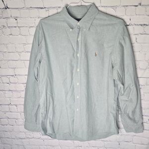 Ralph Lauren Light Green Casual Button-Down Shirt Size XL